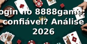 Login no 8888game: É confiável? Análise 2026 ✅